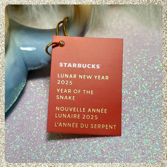 LAST ONE 🐍 Starbucks 2025 Lunar New Year Ceramic Cup 14oz Year of the Snake NWT - Picture 5 of 6